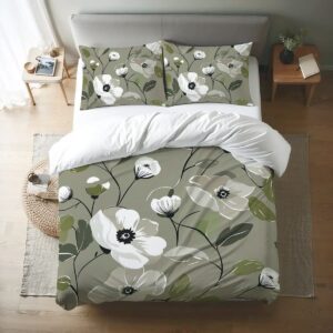 Floral Queen Duvet Cover Set 039