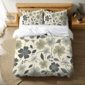 Floral King Duvet Cover Set 045