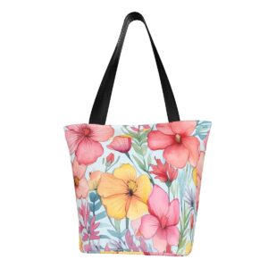 Floral Shoulder Tote Bag for Women 016