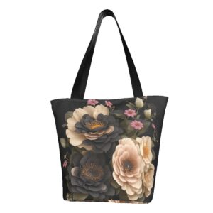 Floral Shoulder Tote Bag for Women 039