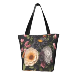 Floral Shoulder Tote Bag for Women 040