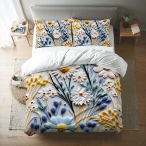 Floral Queen Duvet Cover Set 044