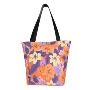 Floral Shoulder Tote Bag for Women 045