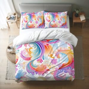 Floral Queen Duvet Cover Set 047
