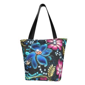 Floral Shoulder Tote Bag for Women 020