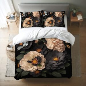 Floral Queen Duvet Cover Set 020