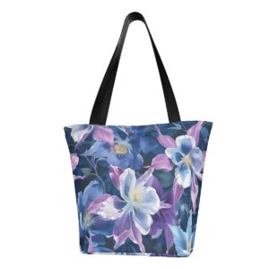Floral Shoulder Tote Bag for Women 034