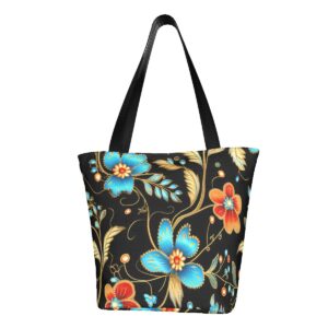 Floral Shoulder Tote Bag for Women 025