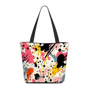 Splatter Art Tote Bag For Women 017