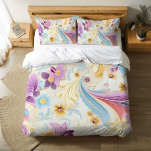 Floral King Duvet Cover Set 018