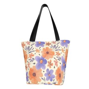 Floral Shoulder Tote Bag for Women 053
