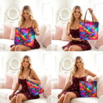 Vibrant Color Burst Canvas Tote Bag – Abstract Neon Print - Image 4